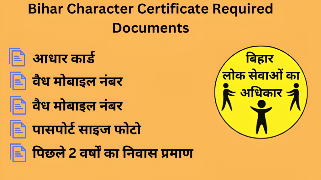 Bihar Character Certificate Online Apply Process (Step by Step)